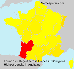 Surname Degert in France Surname Degert in France