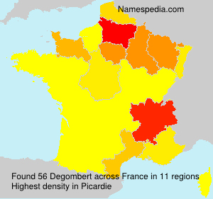 Surname Degombert in France Surname Degombert in France