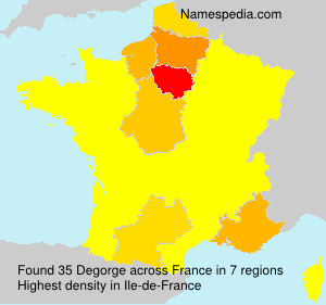 Surname Degorge in France Surname Degorge in France