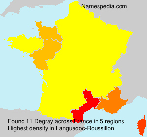 Surname Degray in France Surname Degray in France
