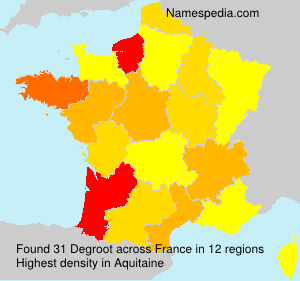 Surname Degroot in France Surname Degroot in France