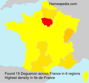 Surname Deguenon in France Surname Deguenon in France