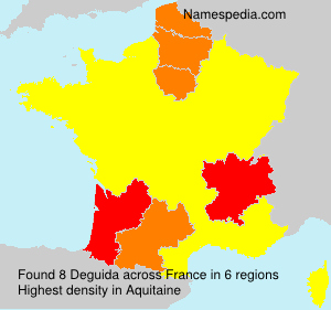 Surname Deguida in France Surname Deguida in France