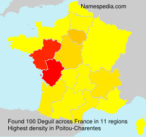 Surname Deguil in France Surname Deguil in France