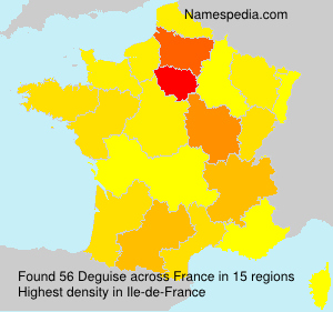 Surname Deguise in France Surname Deguise in France
