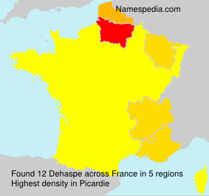 Surname Dehaspe in France Surname Dehaspe in France