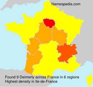 Surname Deimerly in France Surname Deimerly in France