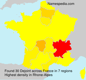 Surname Dejoint in France Surname Dejoint in France