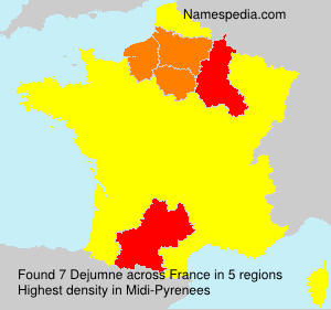 Surname Dejumne in France Surname Dejumne in France