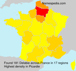 Surname Delabie in France Surname Delabie in France