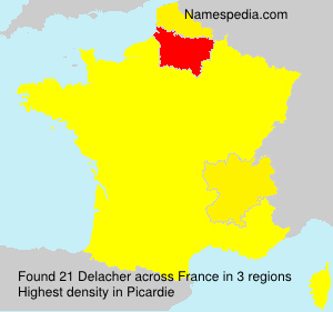 Surname Delacher in France Surname Delacher in France