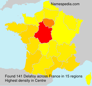 Surname Delafoy in France Surname Delafoy in France