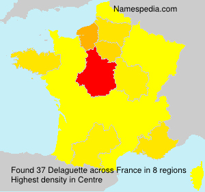 Surname Delaguette in France Surname Delaguette in France