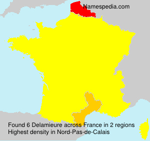 Surname Delamieure in France Surname Delamieure in France