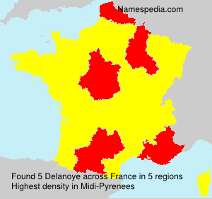 Surname Delanoye in France Surname Delanoye in France