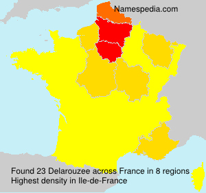 Surname Delarouzee in France Surname Delarouzee in France