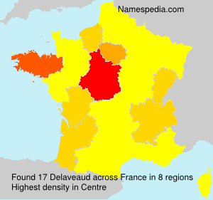 Surname Delaveaud in France Surname Delaveaud in France
