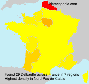 Surname Delbauffe in France Surname Delbauffe in France