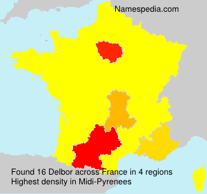 Surname Delbor in France Surname Delbor in France