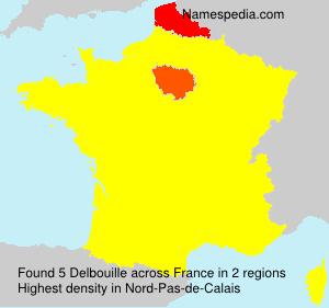 Surname Delbouille in France Surname Delbouille in France