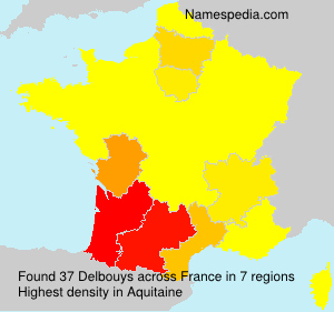 Surname Delbouys in France Surname Delbouys in France