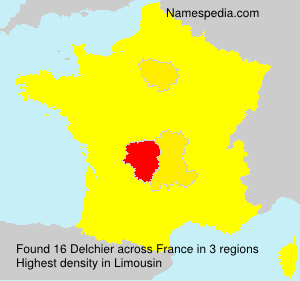 Surname Delchier in France Surname Delchier in France