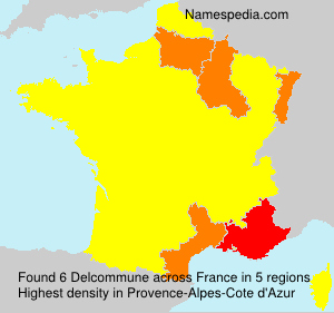 Surname Delcommune in France Surname Delcommune in France