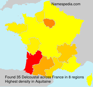 Surname Delcoustal in France Surname Delcoustal in France
