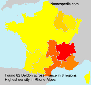 Surname Deldon in France Surname Deldon in France