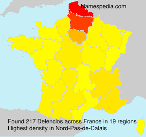 Surname Delenclos in France Surname Delenclos in France