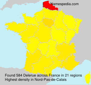 Surname Delerue in France Surname Delerue in France
