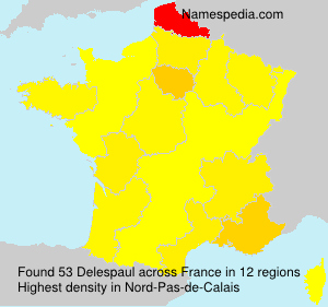 Surname Delespaul in France Surname Delespaul in France