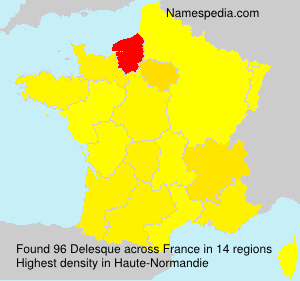 Surname Delesque in France Surname Delesque in France