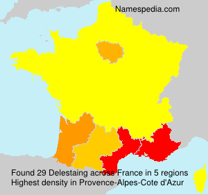 Surname Delestaing in France Surname Delestaing in France