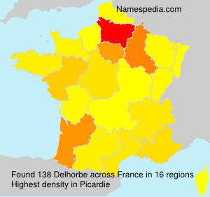 Surname Delhorbe in France Surname Delhorbe in France