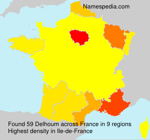Surname Delhoum in France Surname Delhoum in France