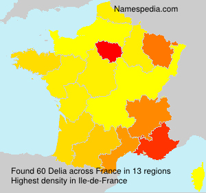 Surname Delia in France Surname Delia in France