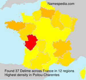 Surname Delime in France Surname Delime in France