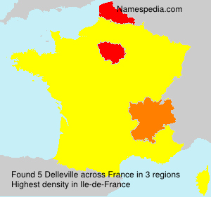 Surname Delleville in France Surname Delleville in France
