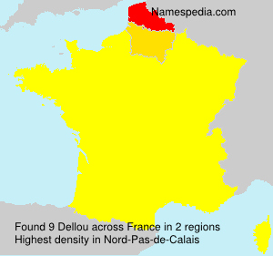 Surname Dellou in France Surname Dellou in France