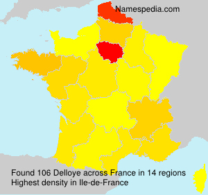 Surname Delloye in France Surname Delloye in France