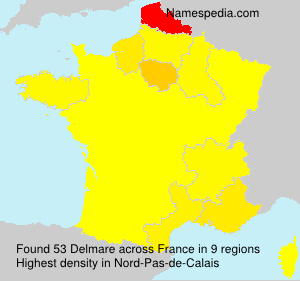 Surname Delmare in France Surname Delmare in France