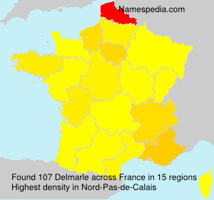 Surname Delmarle in France Surname Delmarle in France