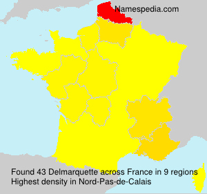 Surname Delmarquette in France Surname Delmarquette in France