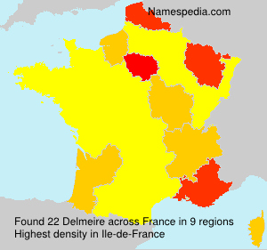 Surname Delmeire in France Surname Delmeire in France