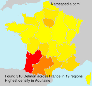 Surname Delmon in France Surname Delmon in France