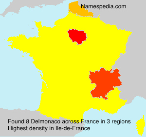 Surname Delmonaco in France Surname Delmonaco in France