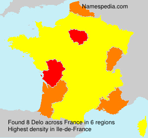 Surname Delo in France Surname Delo in France