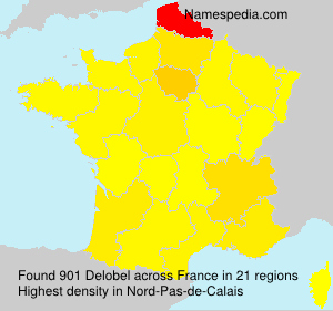 Surname Delobel in France Surname Delobel in France