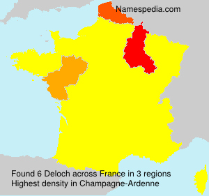 Surname Deloch in France Surname Deloch in France
